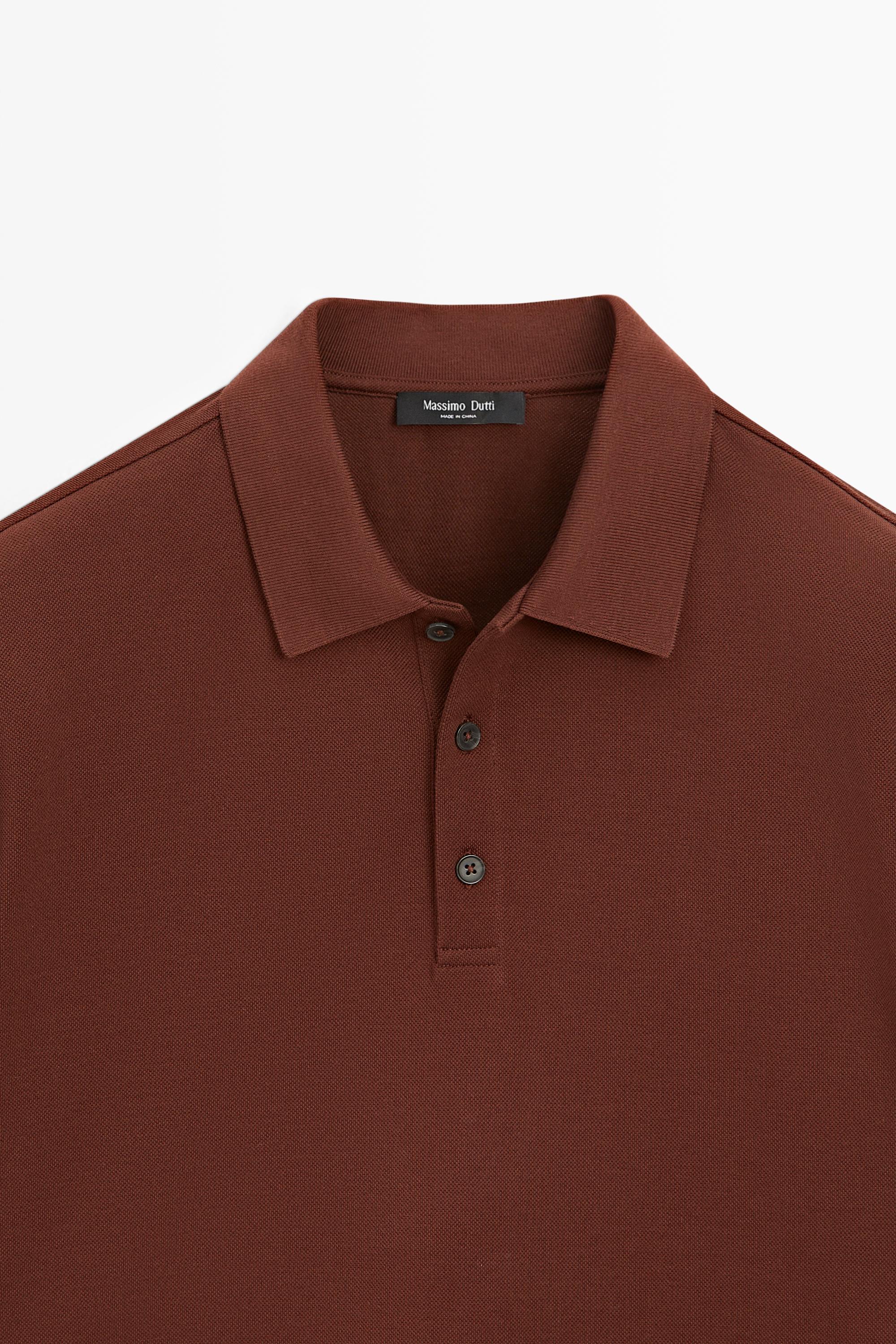 Polo 100 % coton à manches courtes